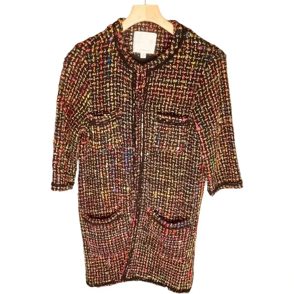 Anthropolgie Ett:twa Tweed Berwyn Jacket Coat - Picture 2 of 14